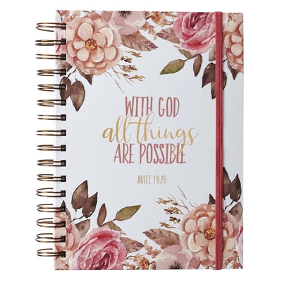 Journal: All Things, With Elastic Band, Floral