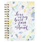 Journal- Love in My Heart a Pen in My Hand - White Floral (Love In My Heart Collection)
