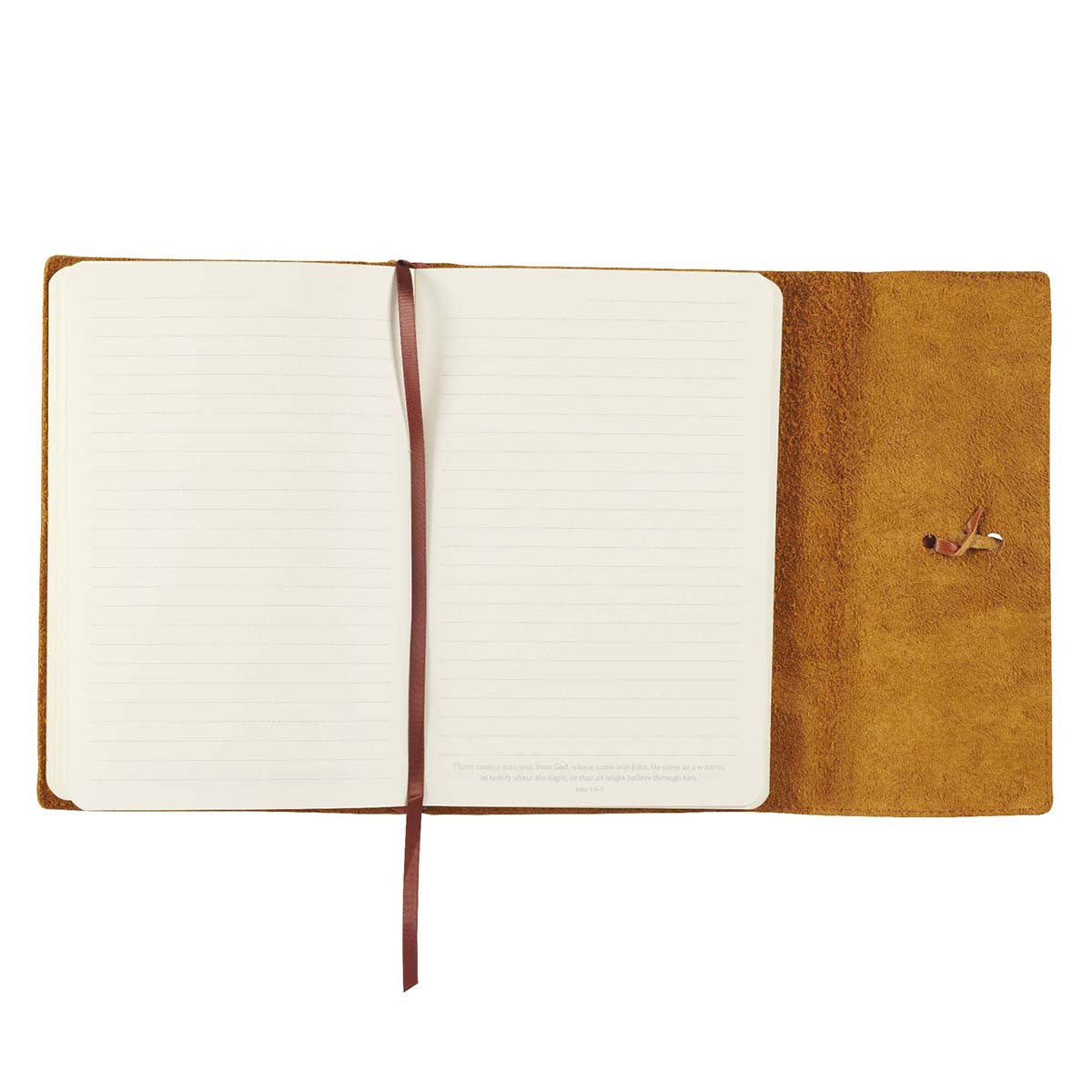 Journal: Genuine Leather With Wrap Closure, Wings Like Eagles