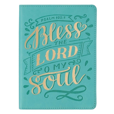 Journal: Bless the Lord O My Soul Blue (Psalm 103:1)
