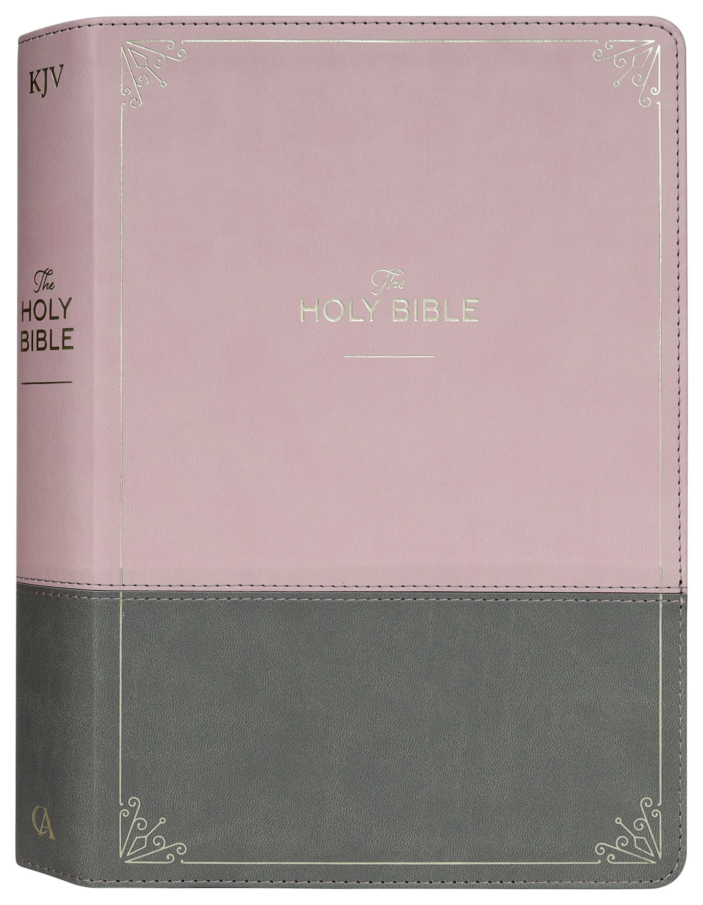 KJV Super Giant Print Bible Pink/Gray Thumb Index (Red Letter Edition) (Red Letter Edition)