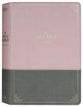 KJV Super Giant Print Bible Pink/Gray Thumb Index (Red Letter Edition) (Red Letter Edition)