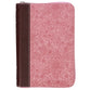 KJV Pocket Bible Pink/Brown With Zipper (Red Letter Edition)