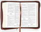 KJV Large Print Compact Bible Burgundy With Zipper (Red Letter Edition)