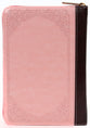 KJV Compact Bible Pink/Burgundy With Zipper (Red Letter Edition)