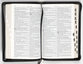 KJV Deluxe Gift Bible Black/Gray With Zipper and Thumb Index (Red Letter Edition)