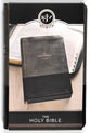 KJV Deluxe Gift Bible Black/Gray With Zipper and Thumb Index (Red Letter Edition)