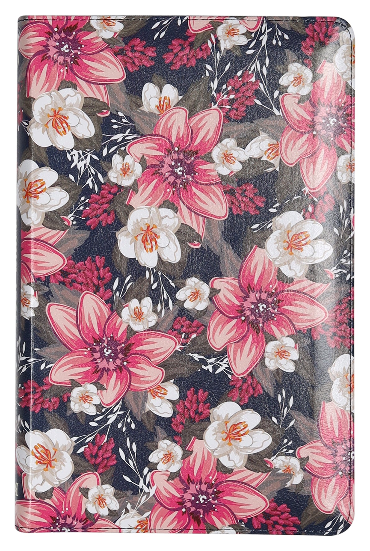 KJV Deluxe Gift Bible Blue Floral With Zipper and Thumb Index (Red Letter Edition)