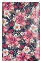 KJV Deluxe Gift Bible Blue Floral With Zipper and Thumb Index (Red Letter Edition)