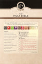 KJV Large Print Thinline Bible Purple Floral Thumb Index (Red Letter Edition)