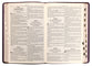 KJV Large Print Thinline Bible Purple Floral Thumb Index (Red Letter Edition)