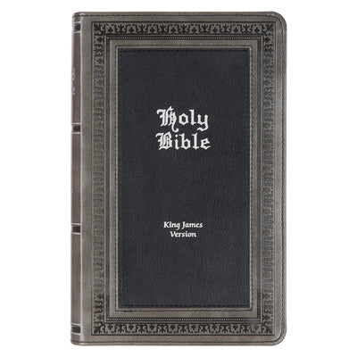 KJV Giant Print Bible Two-Tone Black Thumb Index (Red Letter Edition)