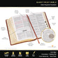 KJV Giant Print Bible Brown/Pink Thumb Index (Red Letter Edition)