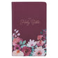 KJV Giant Print Bible Purple Floral Thumb Index (Red Letter Edition)
