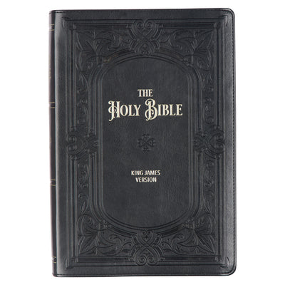 KJV Giant Print Full-Size Bible Dark Brown Thumb Index (Red Letter Edition)