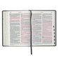 KJV Super Giant Print Bible Two-Tone Gray Thumb Index (Red Letter Edition)