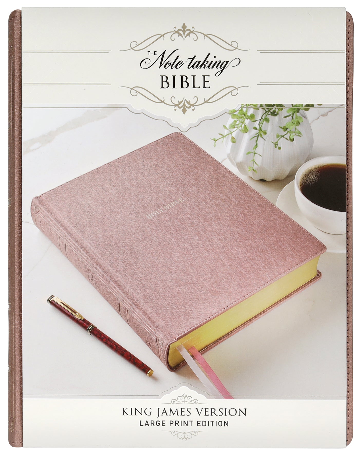 KJV Large Print Note-Taking Bible Mauve (Black Letter Edition)