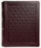 KJV Large Print Note-Taking Bible Burgundy (Black Letter Edition)