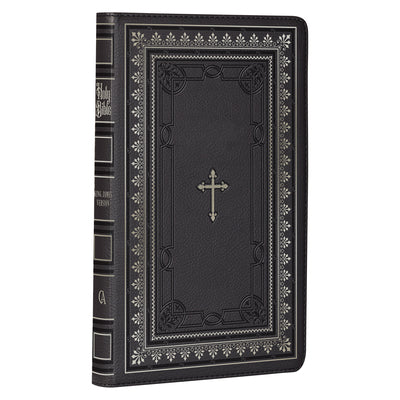 KJV Deluxe Gift Bible Black Cross Thumb Index (Red Letter Edition) (Red Letter Edition)