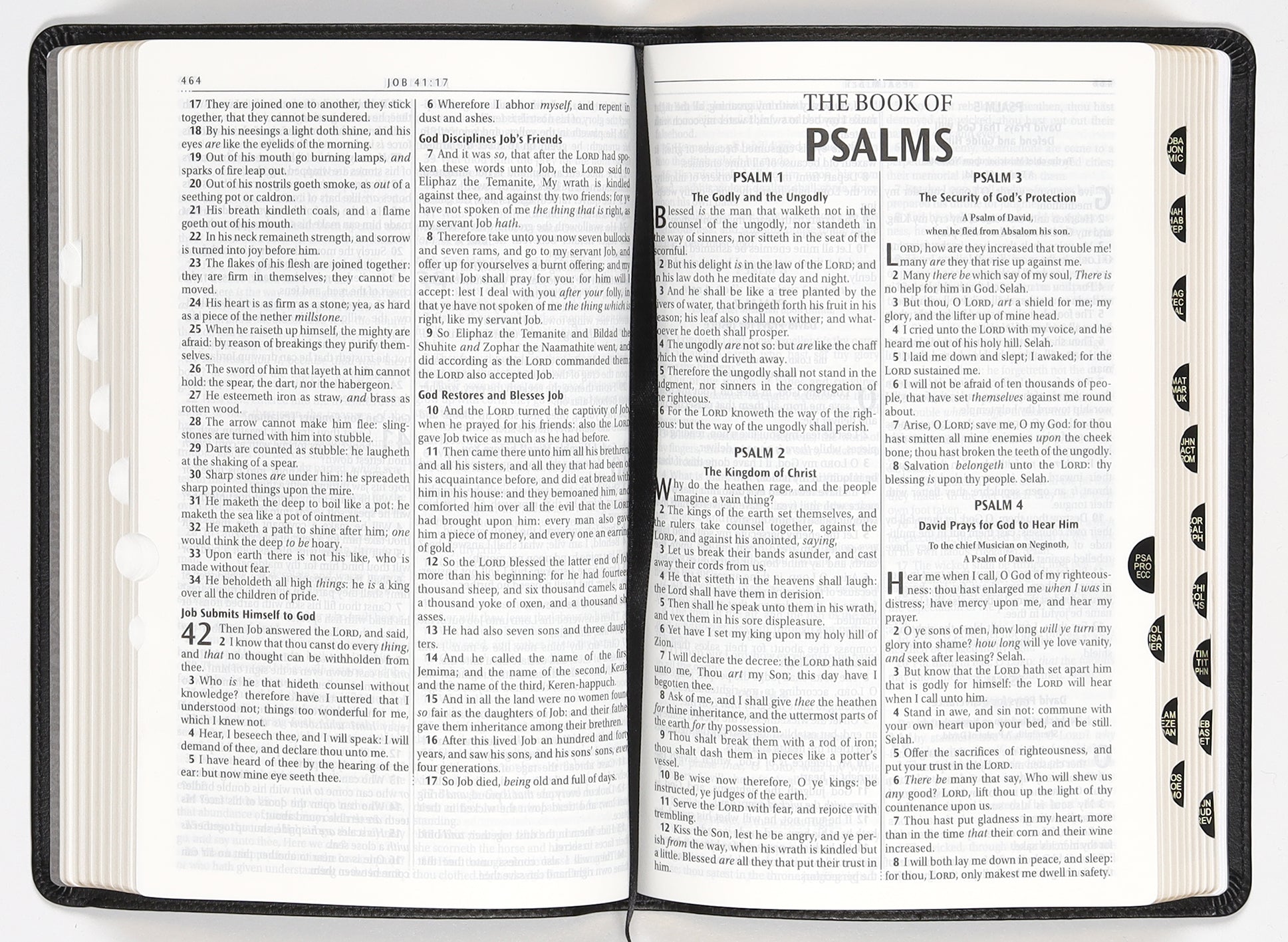 KJV Deluxe Gift Bible Black Cross Thumb Index (Red Letter Edition) (Red Letter Edition)