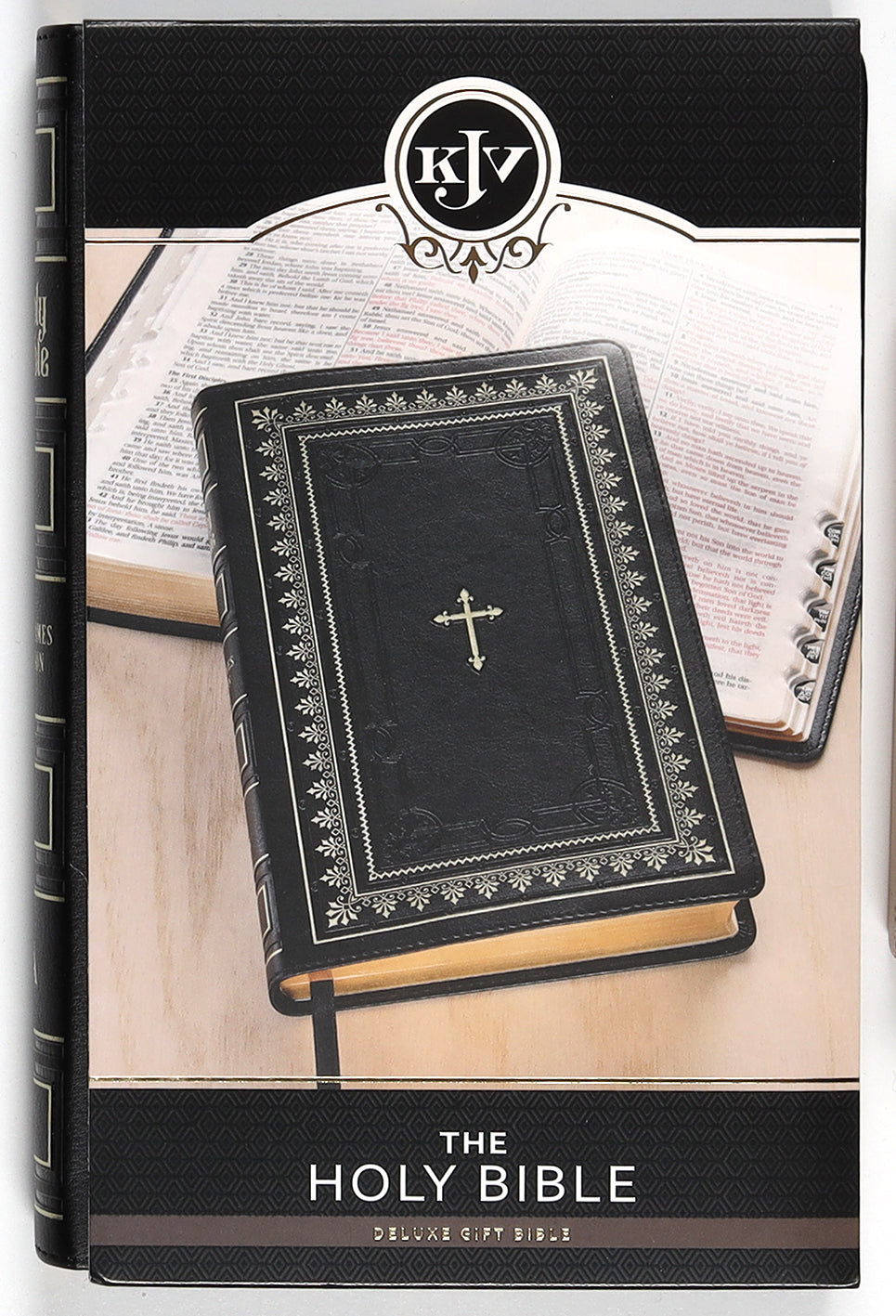 KJV Deluxe Gift Bible Black Cross Thumb Index (Red Letter Edition) (Red Letter Edition)