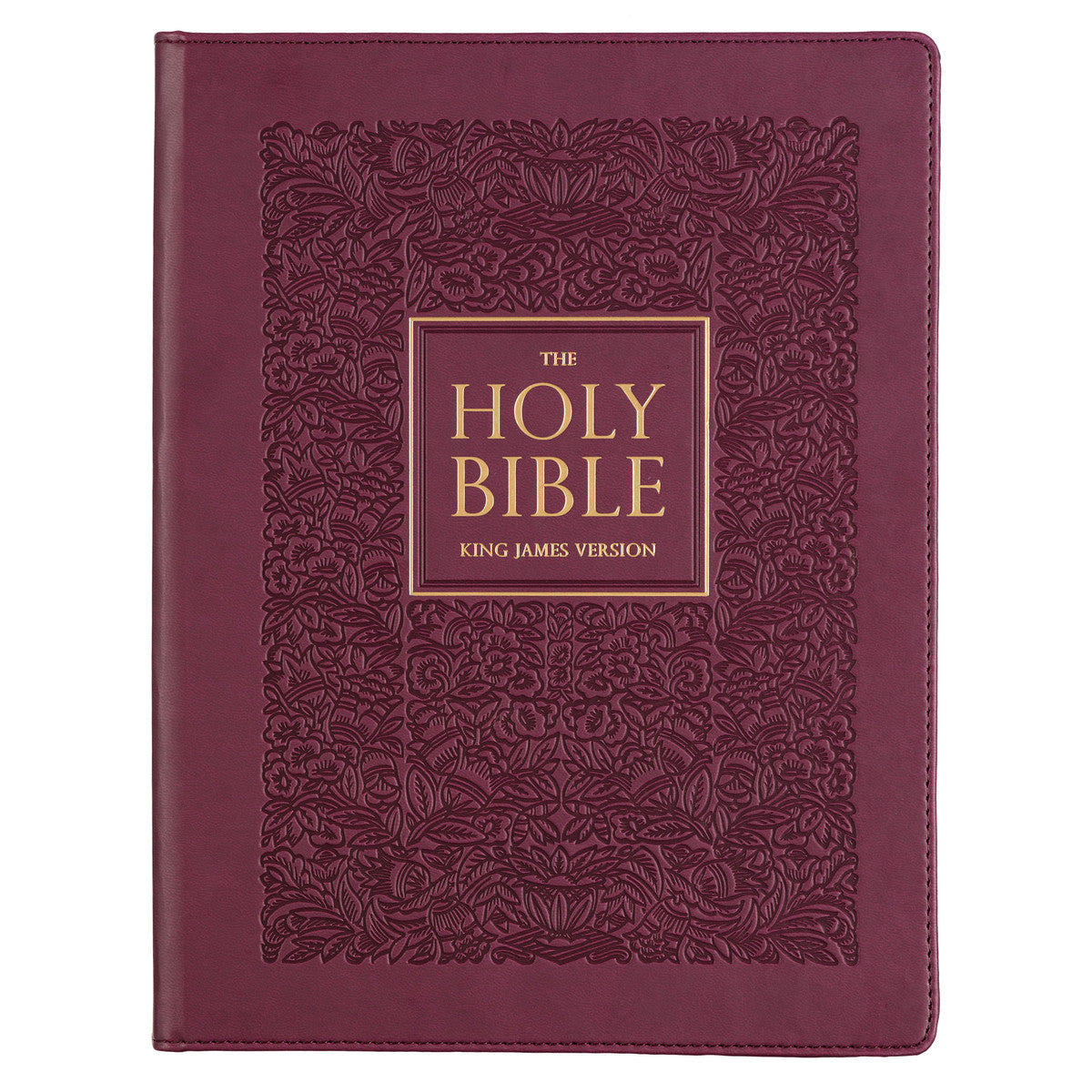 KJV Large Print Note-Taking Bible Plum (Black Letter Edition)
