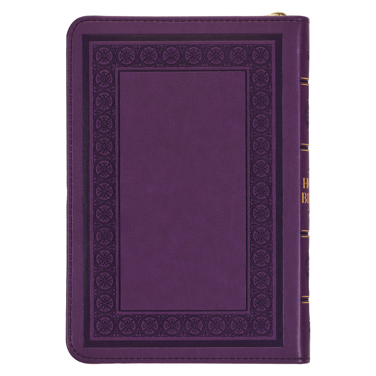 KJV Compact Bible With Zipper Purple (Red Letter Edition)