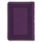 KJV Compact Bible With Zipper Purple (Red Letter Edition)