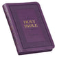 KJV Compact Bible With Zipper Purple (Red Letter Edition)