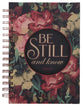 Journal: Be Still and Know Dark Floral (Psalm 46:10)