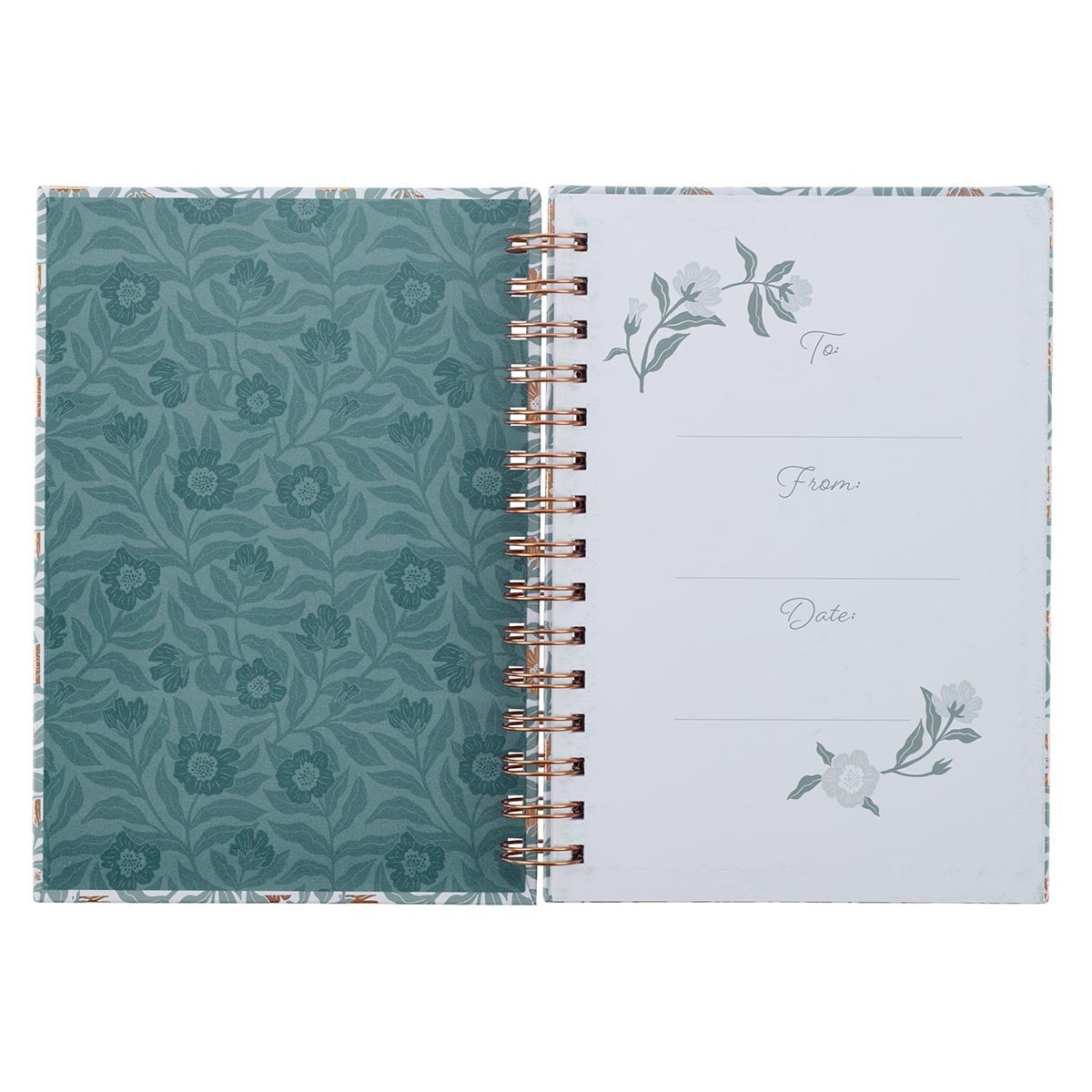Journal: My Grace is Sufficient For You Floral (2 Cor. 12:9)