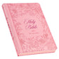 KJV Large Print Thinline Bible Zipper Closure Thumb Index Pink (Red Letter Edition)