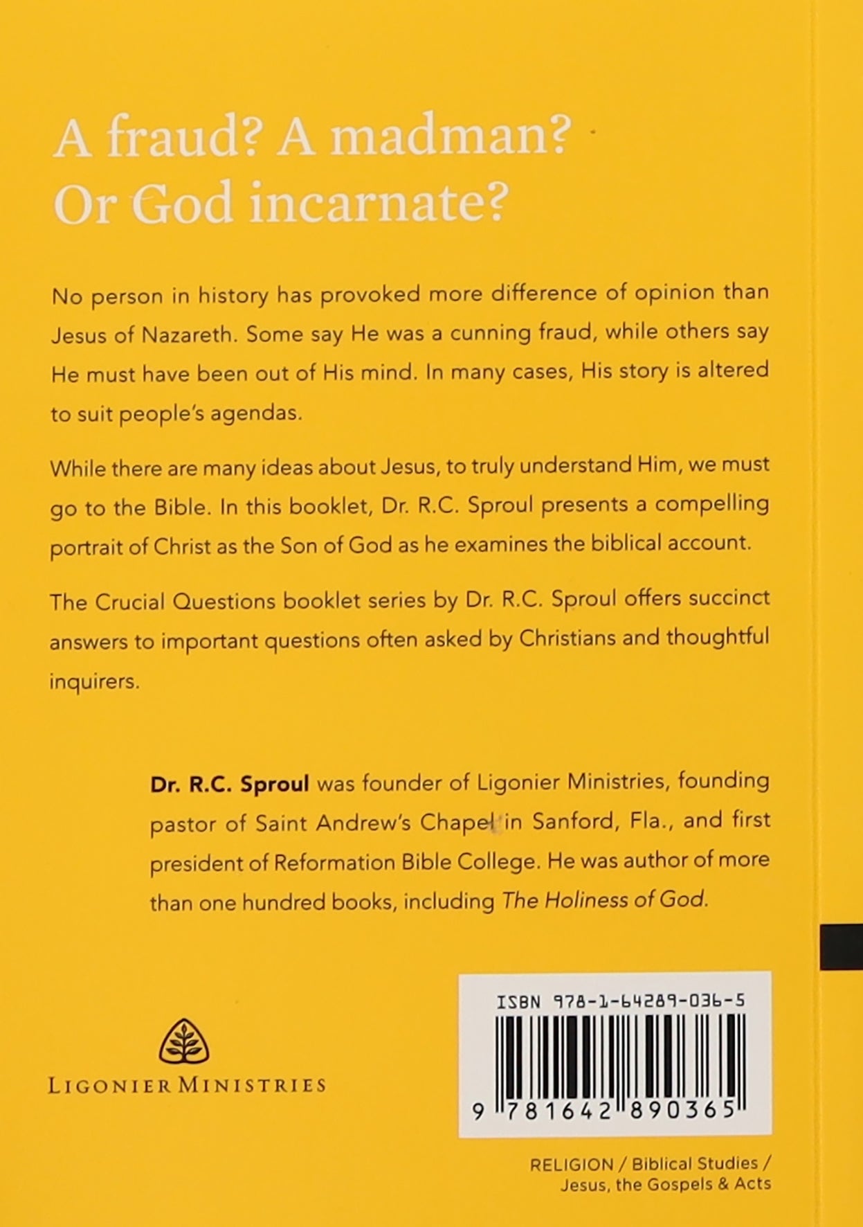 Who is Jesus? (#01 in Crucial Questions Series)