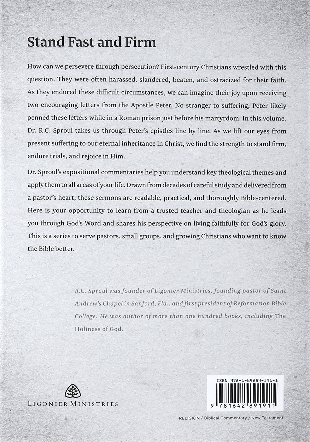 1-2 Peter: An Expositional Commentary (R C Sproul Expositional Commentaries Series)