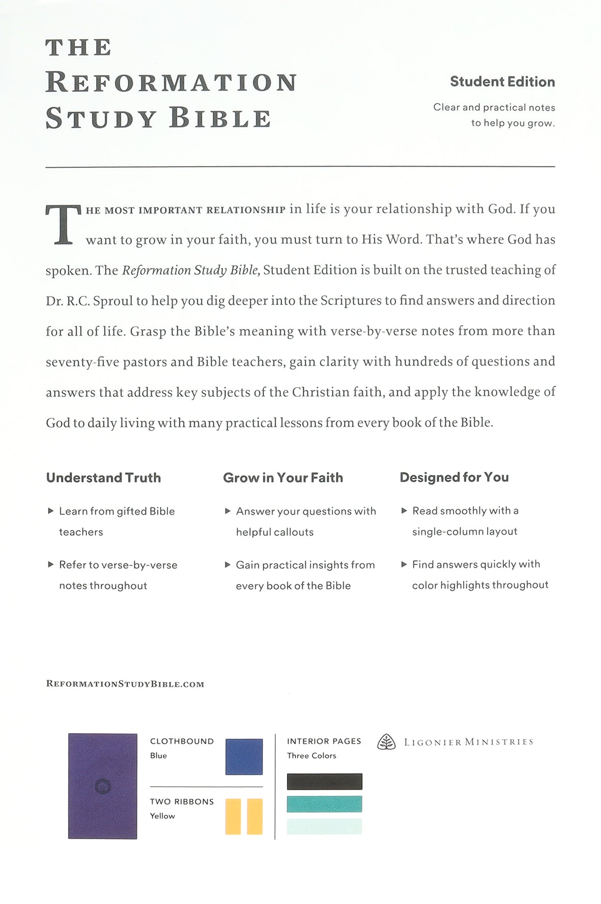 ESV Reformation Study Bible Student Edition