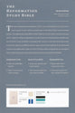 ESV Reformation Study Bible Student Edition Cream
