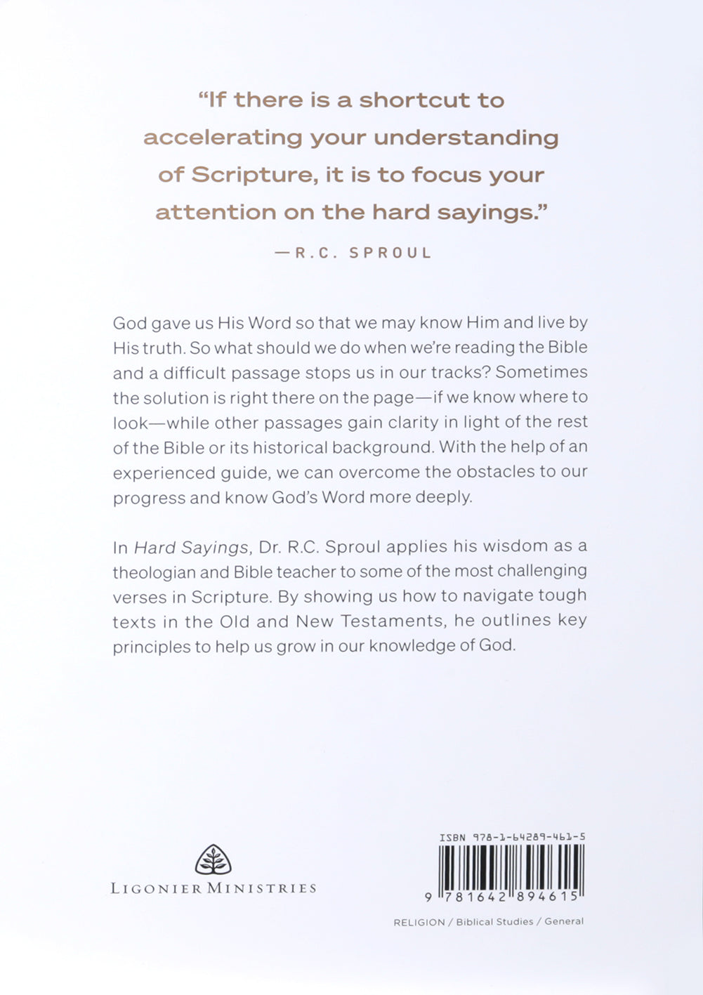 Hard Sayings: Understanding Difficult Passages of Scripture