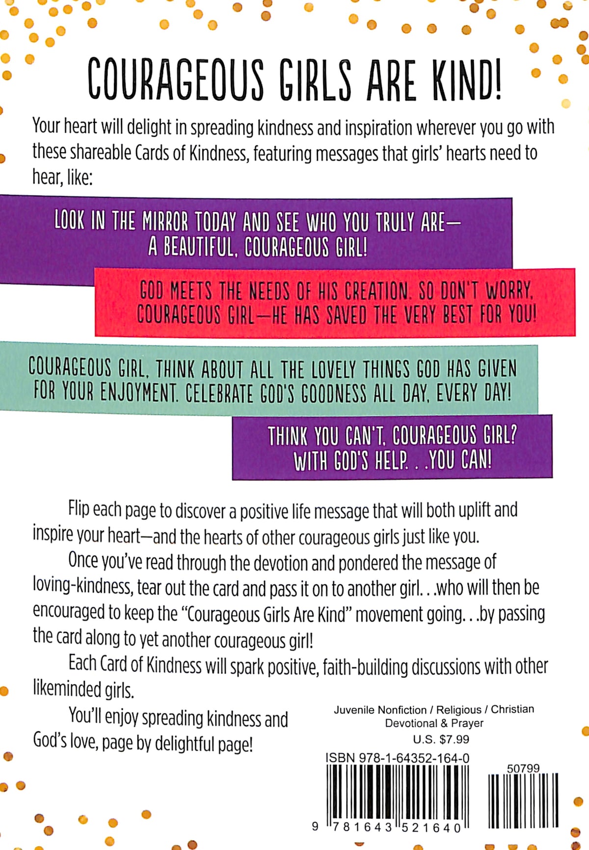Cards of Kindness For Courageous Girls: Shareable Devotions and Inspiration