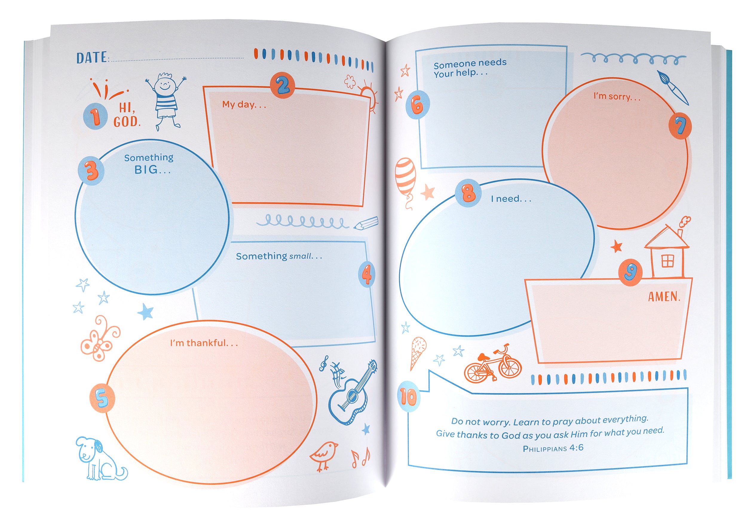 Pray By Number: A Doodle & Draw Prayer Primer For Kids
