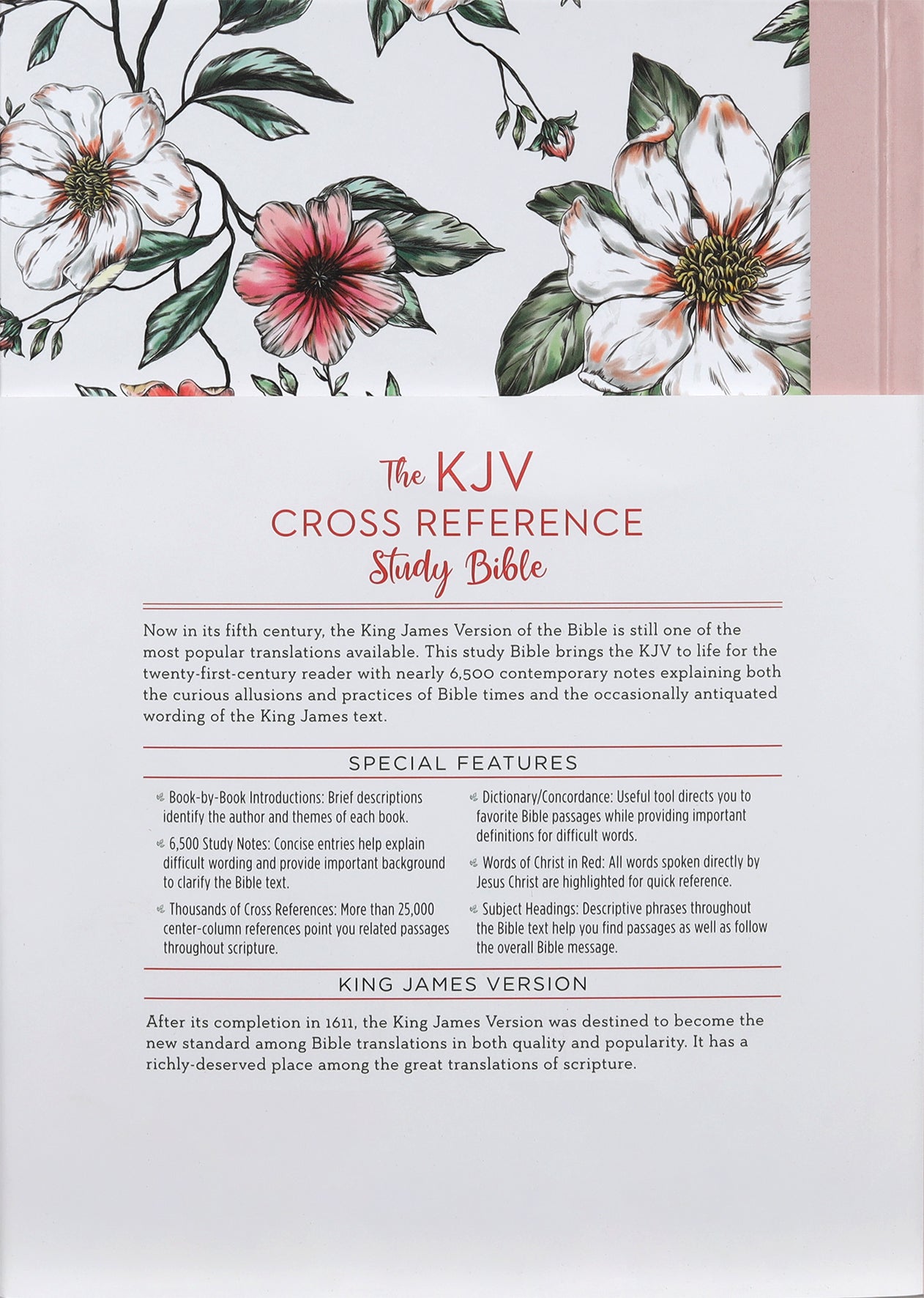 KJV Cross Reference Study Bible Magnolia Blossom (Red Letter Edition)