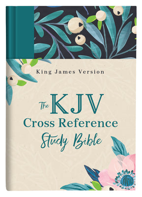 KJV Cross Reference Study Bible Women's Edition Turquoise Floral (Red Letter Edition)