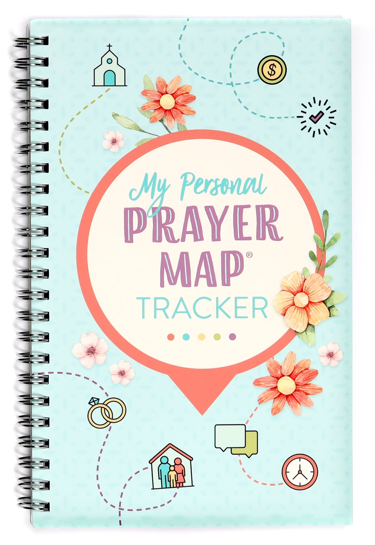 My Personal Prayer Map Tracker - Light Blue (Faith Maps Series)