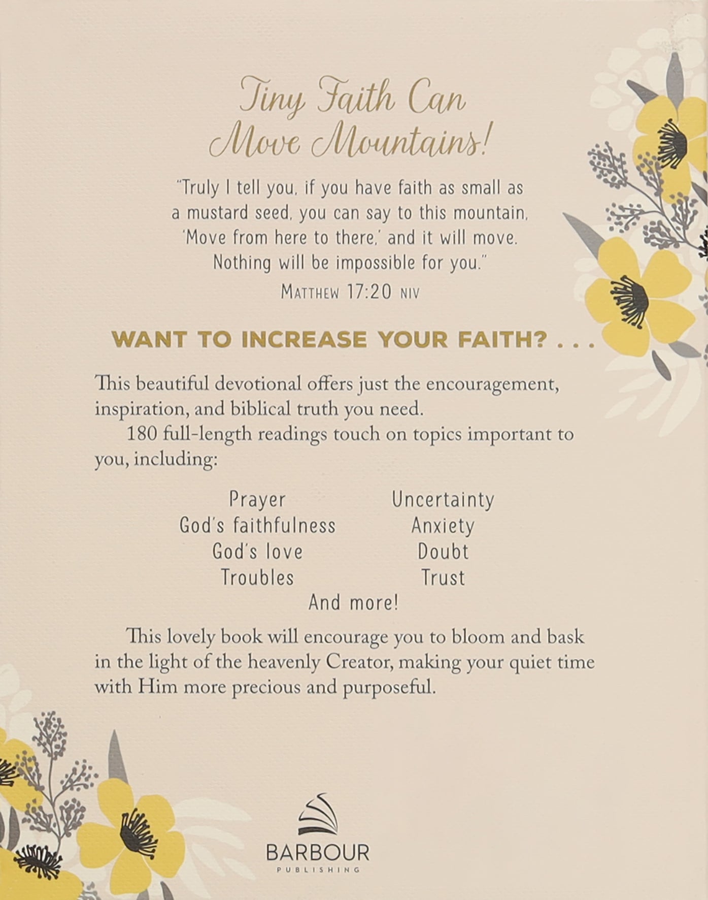 A Mustard Seed Faith: Devotions and Prayers For Women