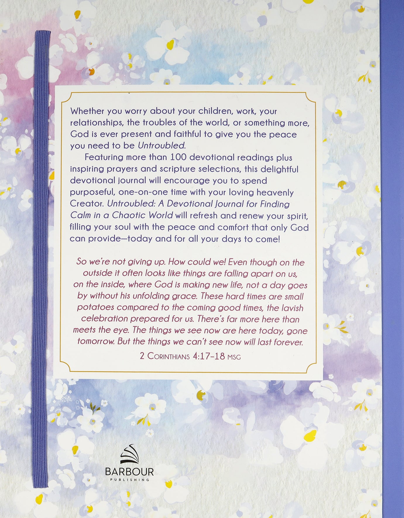 Untroubled: A Devotional Journal For Finding Calm in a Chaotic World