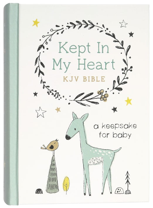 KJV Kept in My Heart Bible: A Keepsake For Baby