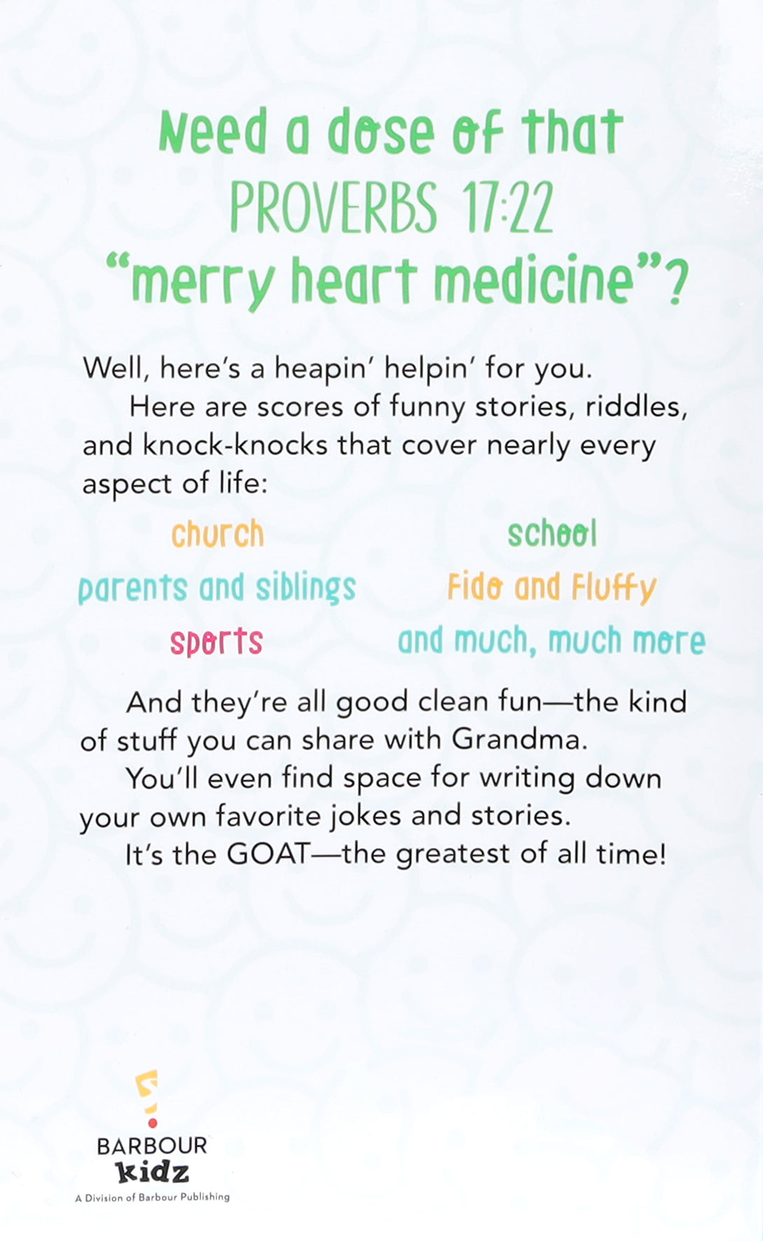 The Greatest of All Time Clean Jokes For Kids: Funny Stories, Riddles, Knock-Knocks, and More!
