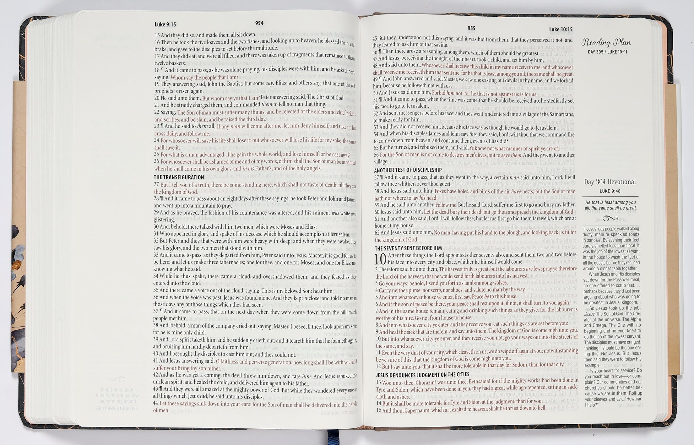 The KJV Daily Wisdom For Women Devotional Bible (Red Letter Edition)
