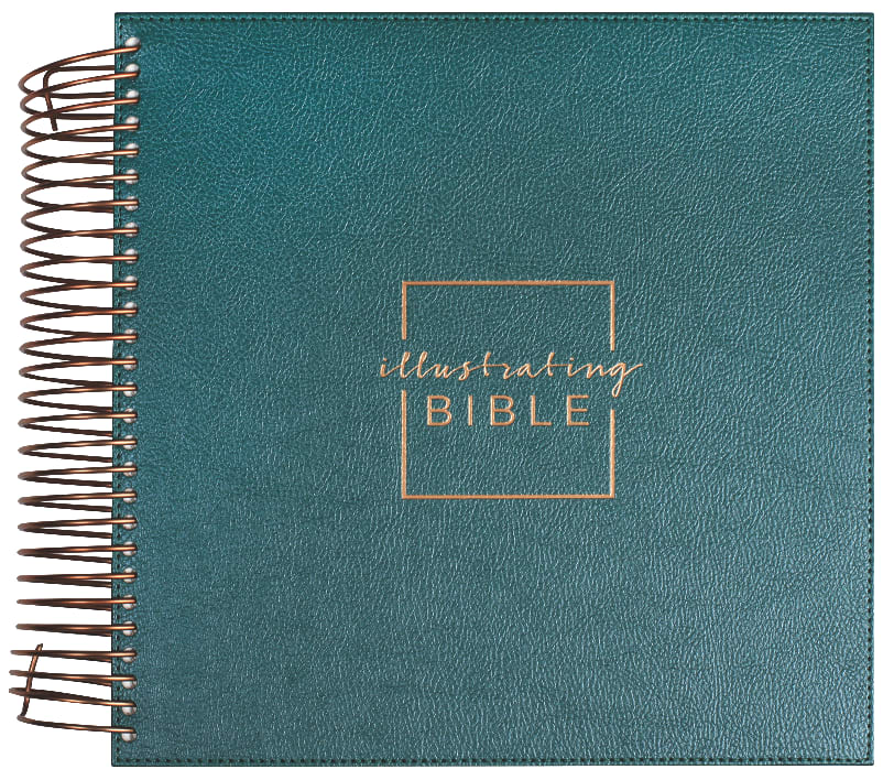 CSB Illustrating Bible Green Faux Leather (Black Letter Edition)