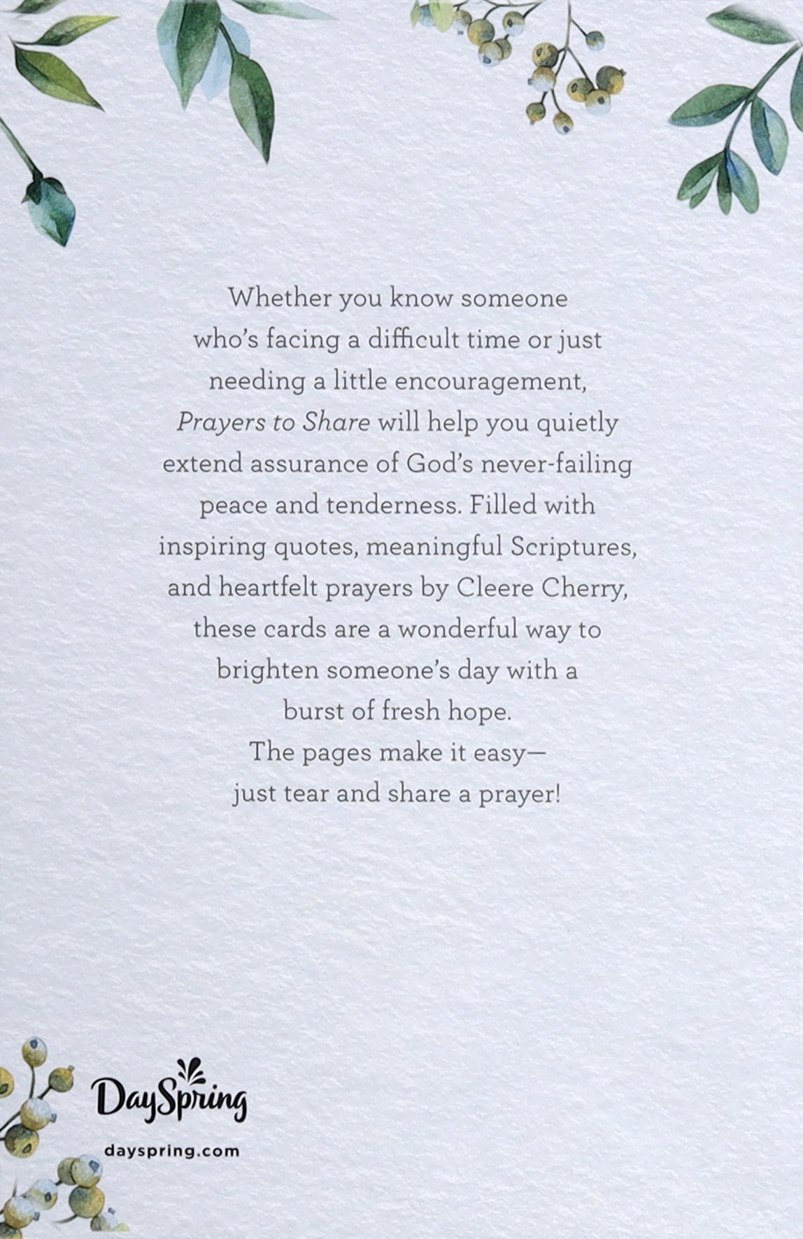 Prayers to Share: 100 Pass-Along Notes For Peace