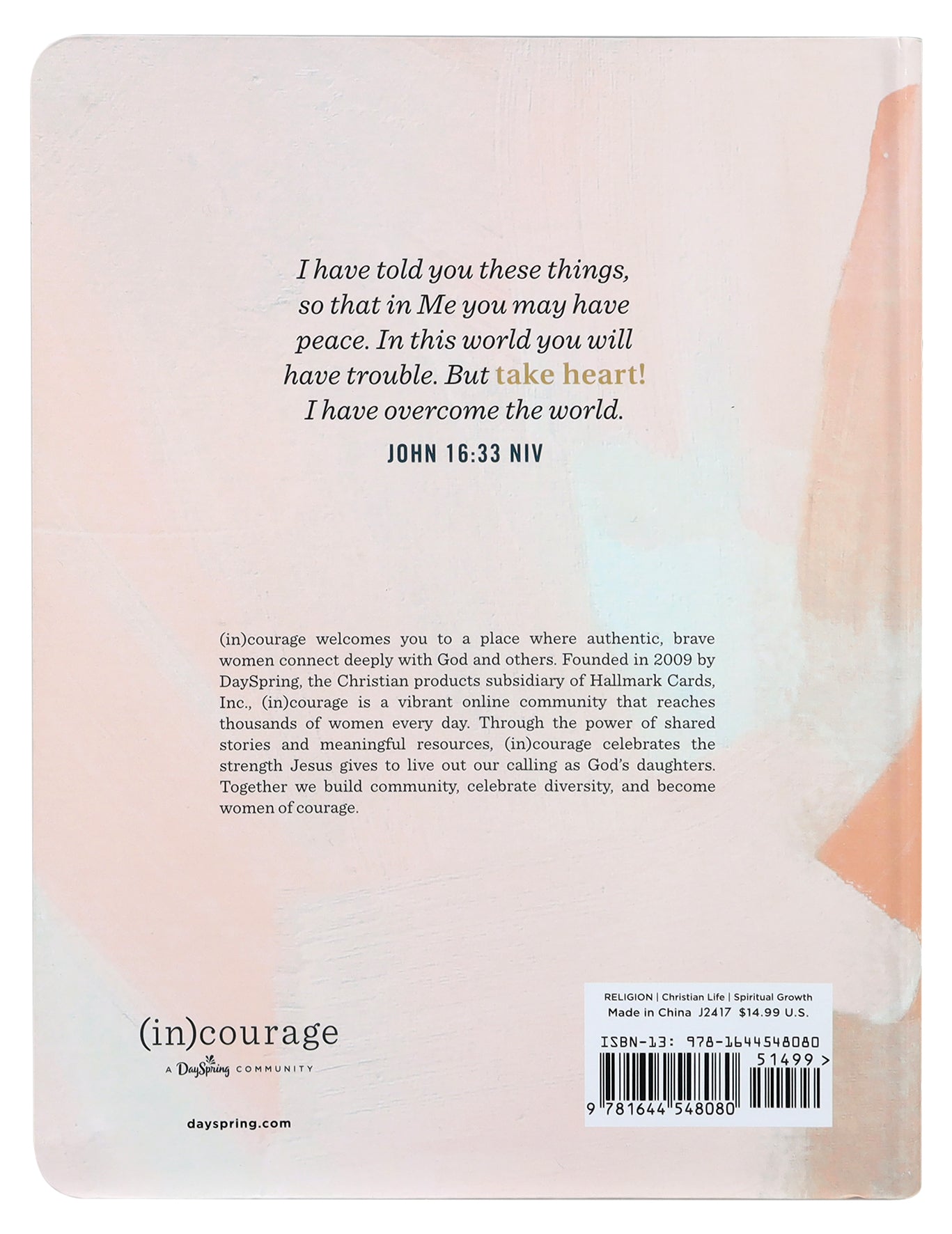 Journal: Take Heart: A Promise Journal